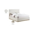 thumbnail image 2 of Meridian Furniture Monaco Cream Fabric Full Bed, 2 of 9