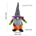 thumbnail image 3 of Decoraciones de Halloween, adornos de Halloween, regalos de Halloween, bruja mágica de Halloween, muñeca sin rostro de Rudolf, muñeca enana, decoración de una muñeca, 3 of 3
