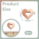 thumbnail image 2 of 2 unidades de colgantes reutilizables en forma de corazón para flores frescas cortadas (0,8 x 0,7 x 0,2 pulgadas). Mantienen el agua de las flores limpia y transparente. 0,8 x 0,7 x 0,2 pulgadas., 2 of 9