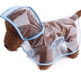 thumbnail image 2 of Kkkded Dog Raincoat, Adjustable Transparent Dog Rain Jacket with Hooded Waterproof Dog Rain Coat Light Pet Poncho S-6XL, 2 of 9