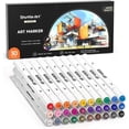 thumbnail image 3 of (2 pack) 30 Colors Dual Tip Art Markers,Shuttle Art Marker Pens for Adult Coloring Books Sketching and Card Making, 3 of 12