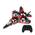 thumbnail image 2 of S80 RC Jet Plane Avión Drone Ala fija Flip 3 velocidades Posicionamiento de presión de aire Iluminación potente RC Drone Juguete para niños Rojo 3 baterías, 2 of 10