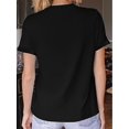 thumbnail image 2 of [all-Season Comfort Graphic Tee] Soft & Stretchy ' Mom' Graphic Tee - Casual Short Sleeve T-Shirt for Women, Machine Washable, all-Season Comfort, 2 of 4