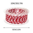 thumbnail image 3 of Twfbrm 32.8 Feet Christmas Twine Cotton String Rope Cord for Gift Wrapping, Arts Crafts Twine,Green and White Twine,Red and White Twine, 3 of 5