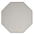 thumbnail image 2 of Furnish My Place Abstract Contemporary Geometrical View Square Pattern Modern Plush Two Tone High Low Pattern Rug, Home Decor Mat, Made in USA - Framed Brown, 2' Octagon - Set of 20, 2 of 5