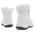 thumbnail image 5 of Stepedia Winter Boots Warm Faux Fur Lined Mid-Calf Waterproof Snow Boots for Women, White, 5 of 7