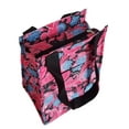 thumbnail image 4 of Fashion Print Insulated Water Resistant Lunch Bag Cooler Tote Pink / Black Paisley, 4 of 4