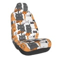 thumbnail image 1 of Balery Funny Cats Funda de Asiento para Auto con Diseño - Cubierta Frontal Suave y Transpirable con Protector Antideslizante- 1 Unidad, 1 of 5