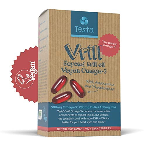 Vegan Omega 3 Krill Supplement â€“ DHA & EPA PlantBased Omega 3 100