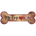 thumbnail image 3 of Atlanta Braves 6'' x 12'' Dog Bone Sign, 3 of 7