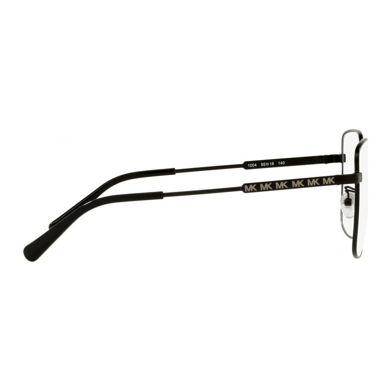 MICHAEL KORS MK3056 NAXOS 1004 Matte Black Square Eyeglasses 55mm