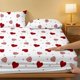 thumbnail image 5 of Colcha lijada con estampado de amor para hombre y mujer, ropa de cama sencilla, a la moda, para el hogar, dormitorio y Hotel, para las cuatro estaciones, 5 of 5