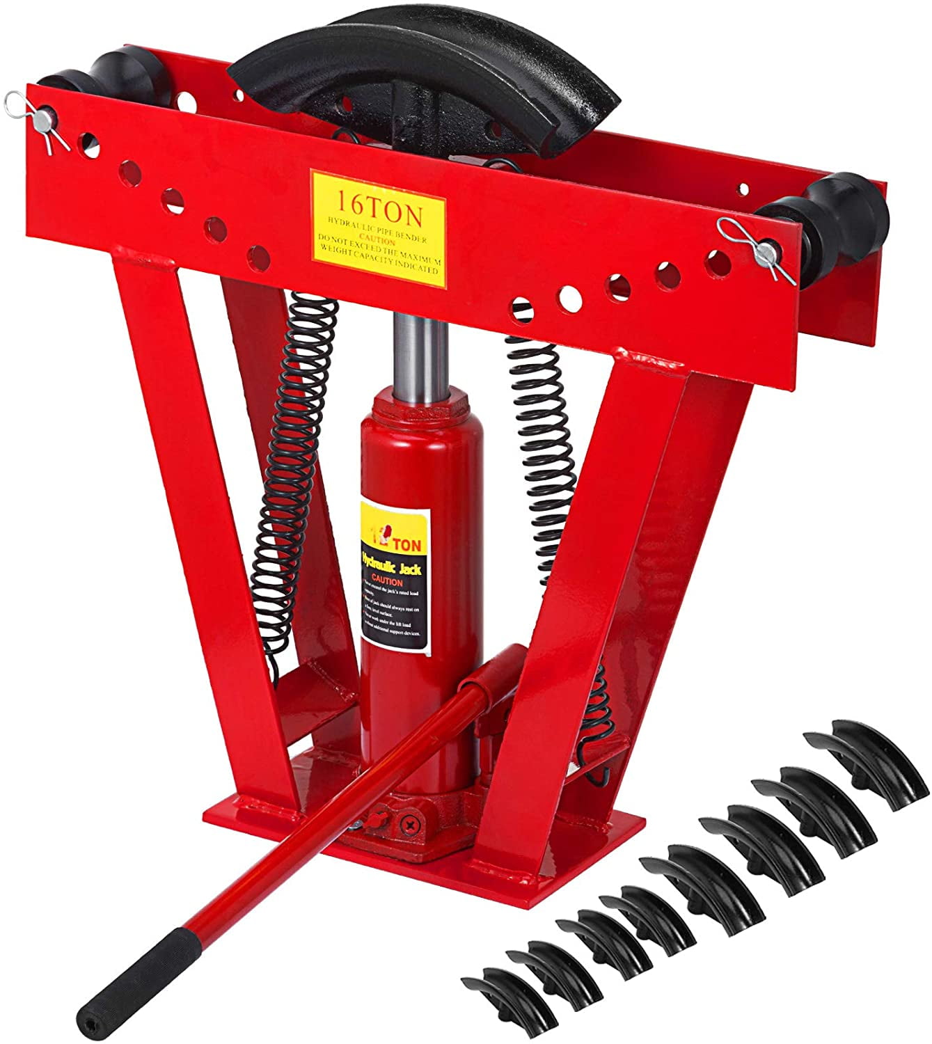 Exhaust Tubing Bender 1/2 Inch Square Hydraulic Hand Pump Tubing Bender Stroke 130mm Pipe