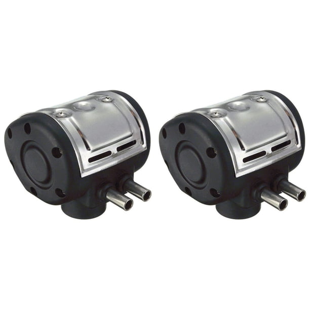 2X Pulsador Neumático L80 para Ordeñadora de Vacas, Ordeñadora de Granjas Lecheras de Acero Inoxidable, 50-180 Ppm