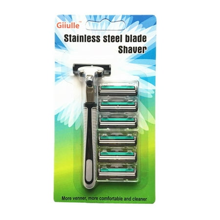 Men Face Shaving Razor Double Layers Male Manual Body Hair Beard