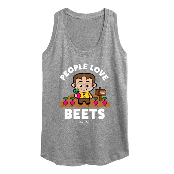 The Office - People Love Beets - Women's Racerback Tank Top