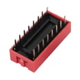 thumbnail image 3 of 10pcs DIP Switch 2 Row 16 Terminals 8 Positions Sliding Switch 2.54mm Pitch, 3 of 4