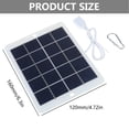 thumbnail image 5 of Polycrystalline Silicon Solar Battery, Waterproof, 3w 5v Solar Panel Charger, 5 of 10