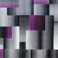 thumbnail image 5 of Flash Furniture Elio Rectangular Contemporary Black, Grey, Purple Area Rug, 6' x 9', 5 of 5