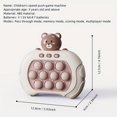 thumbnail image 2 of Rodent Control Pioneer, Pressing Music Game Machine, Children's Toys, Whack-a-mole Game Machine, Quick Push Puzzle Early Education Toys, 2 of 4