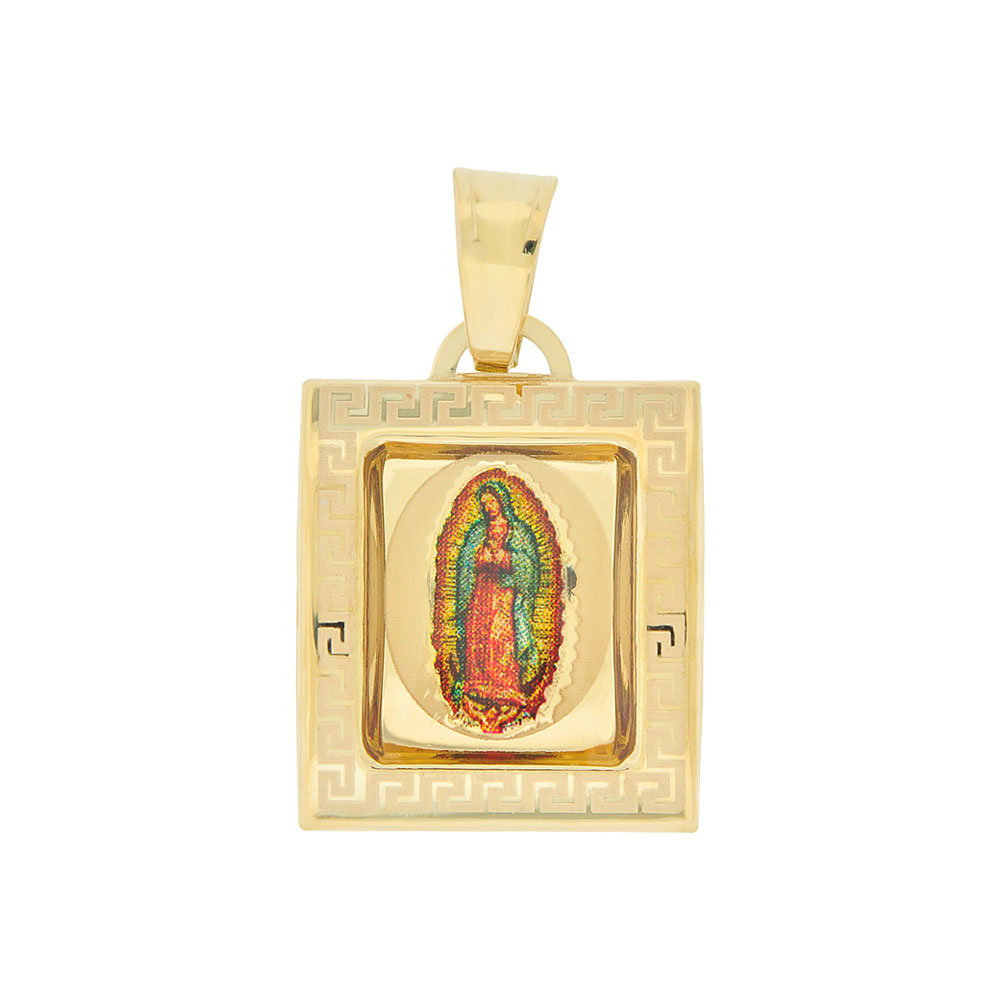14k Yellow Gold, Virgin Mary Religious 