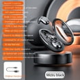 thumbnail image 5 of Auriculares para dormir laterales, auriculares inalámbricos invisibles para dormir, micrófono incorporado impermeable, auriculares Bluetooth con estuche de carga rápida (negro), 5 of 5