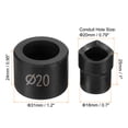 thumbnail image 2 of Unique Bargains 2set Conduit Punch and Die 20mm Steel Knockout Punch Conduit Hole Cutter Set, 2 of 5