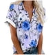thumbnail image 1 of Mujeres Pantalones Cortos Impresos Blusas de Manga Corta Y Top Regular, Vestido de Moda de Verano Casual para Mujeres, 1 of 5