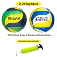 thumbnail image 7 of Xcello Sports Volleyball Ball with Pump Green, Navy, Yellow and Blue, Yellow, White, Sports Balls, Assorted Graphics, All-Weather Design, Official-Weight and size, Pack of 2, 7 of 7