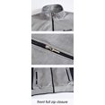 thumbnail image 3 of YSENTO Mens Sweat Suits 2 Pieces Full Zip Workout Jogging Sports Tracksuits Grey M, 3 of 5