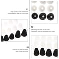 thumbnail image 4 of KAKOWELY 36pcs Durable In-ear Earphone Earbud Covers Silicone Covers (Assorted Color),0.87"X0.51"X0.51", 4 of 4
