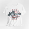 thumbnail image 3 of Land of the Free Because of the Brave America 1776 4th of July Distress Tee, 3 of 5