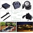 thumbnail image 4 of Luces solares para estanque, 6 LED sumergibles, impermeables, para jardín, fuente, piscina y exterior (blanco cálido), 4 of 5