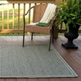 thumbnail image 1 of Homespice Decor 322807 20 x 30 in. Kensington Horizon Ultra Durable Rectangular Braided Rug - Grey, Snow White, 1 of 1