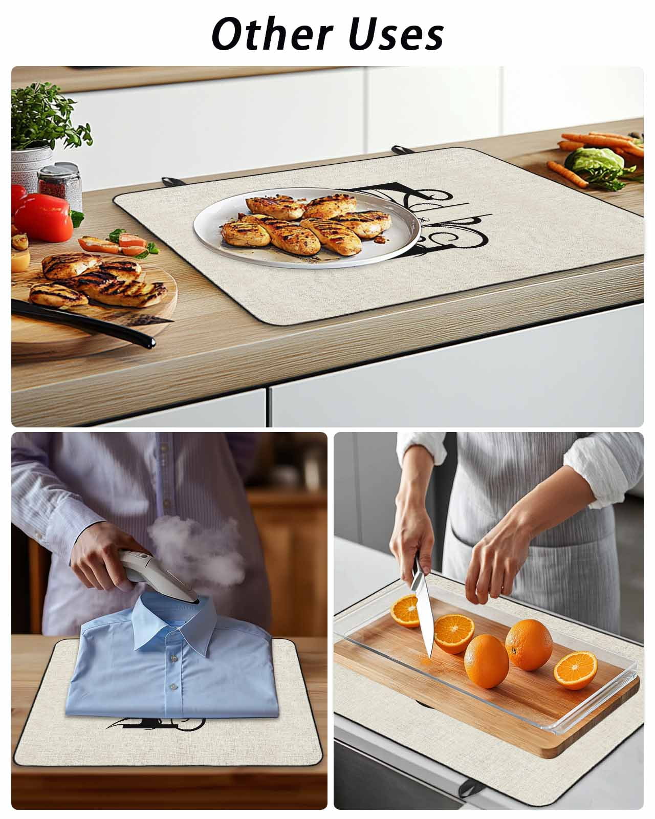 Stove Top Covers for Electric Stove, Letter F Glass Stovetop Cover Protector, Monogram Words Induction Cooktop Protector Oven Mat for Kitchen Countertop 24"x21"