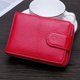 thumbnail image 3 of Guardurnaity Cartera de órgano de cuero para hombre y mujer, RFID ID, bloqueo de crédito, estuche para tarjetas de crédito Envolturas para manijas de equipaje Rosa roja Guardurnaity BB7031-05, 3 of 6