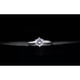thumbnail image 5 of Gold Ring with White CZ Crystal - White Gold Plated - Size 18.9 white, 5 of 5
