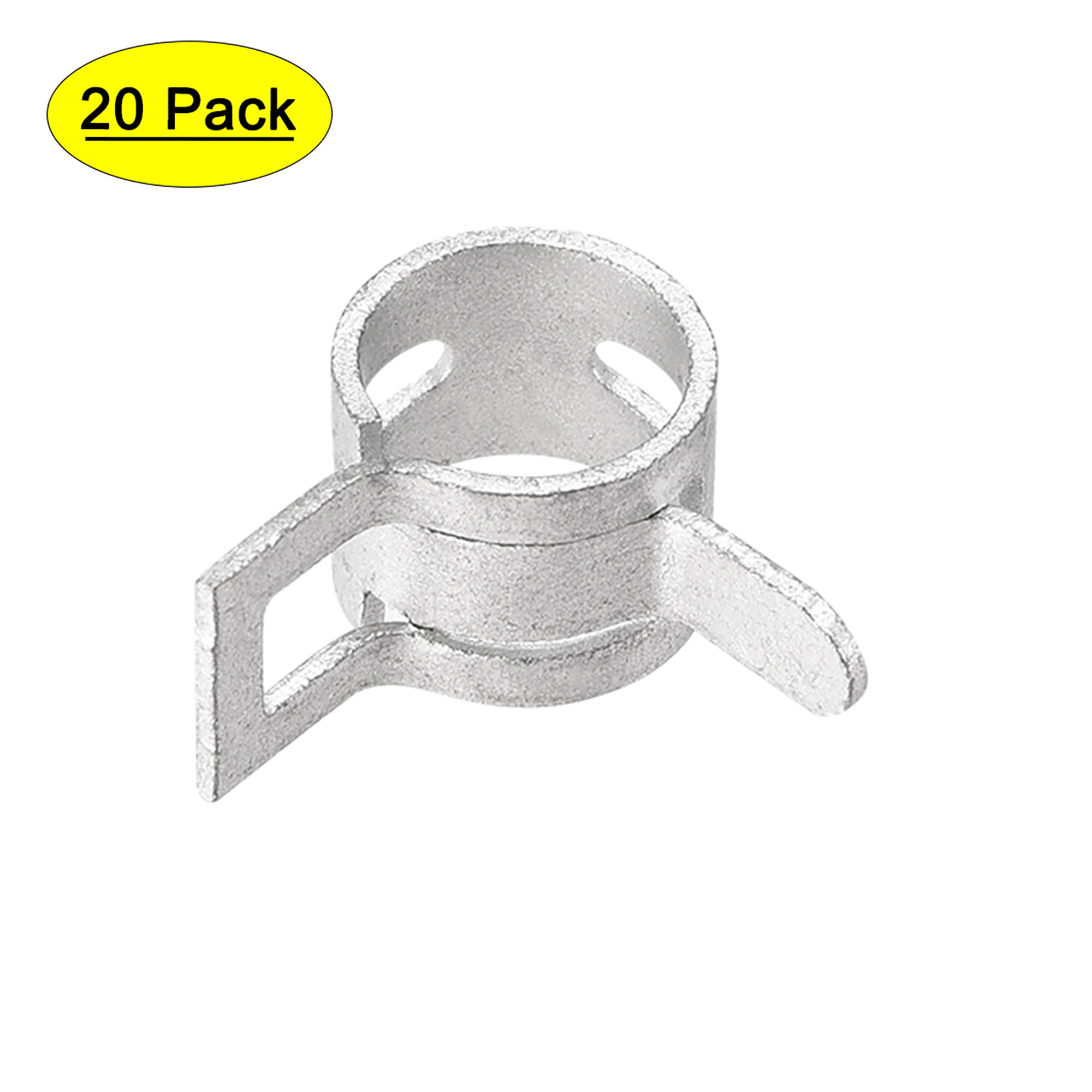 Steel Band Clamp 9mm Hose Tube Spring Clips Clamp Manganese Steel 20Pcs 