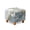 Marble Print Light Blue, variant on SCRAWLGOD Marble Print Light Blue Square Ottoman Cover Jacquard Fabric Ottoman Slipcover Stretchable Footrest Stool Covers for Square and Rectangle Ottomans