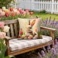 thumbnail image 6 of Vggrvlo Easter Pillow Covers 18X18 Bunny Easter Couch Throw Pillow Covers Bunny Decorations Easter Decorations for Bedroom Holiday Festivals Home Decor, 6 of 7