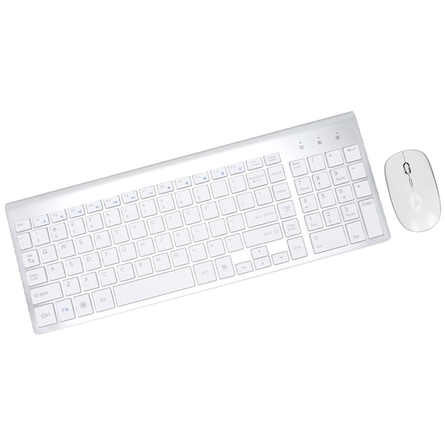 Clavier et Souris Sans Fil, Combo Clavier Souris 2.4Ghz Clavier Souris Efficacité Optimale
