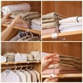 thumbnail image 3 of ELAYARD 2Pcs Transparent Acrylic Shelf Dividers No Tool Installation Closet Organizer for Home Storage, 3 of 8