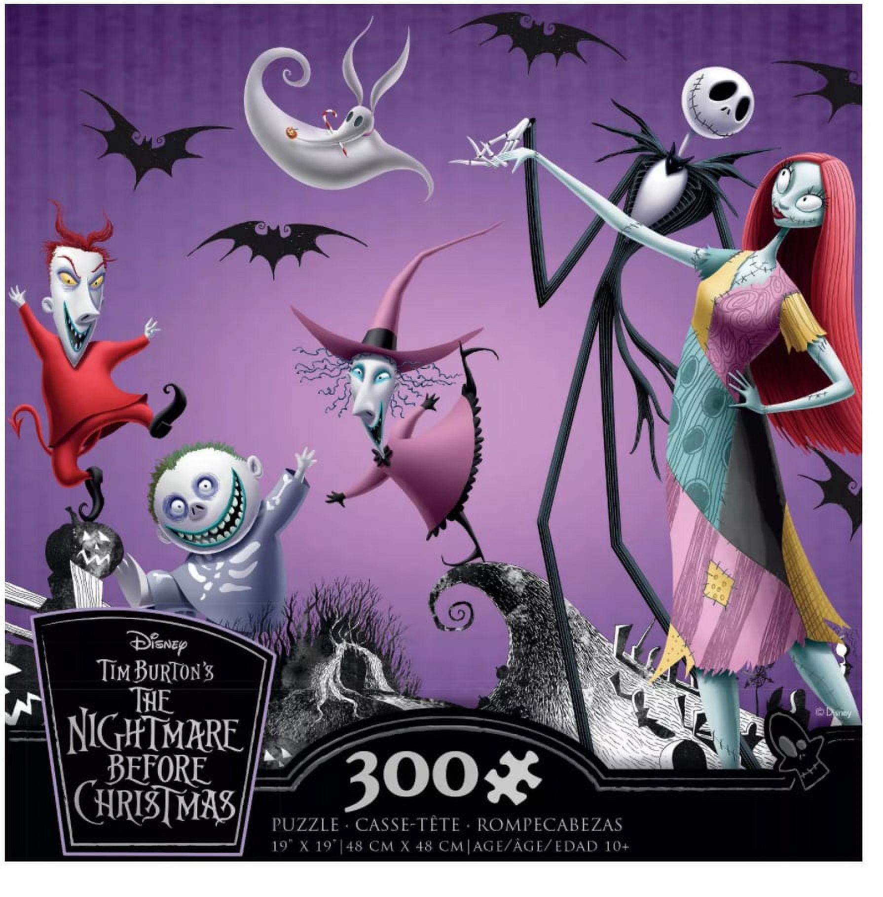  Ceaco - Disney - Nightmare Before Christmas - Nightmare Antics  - Oversized 300 Piece Jigsaw Puzzle : Toys & Games
