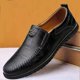 thumbnail image 1 of 2023 Men Casual Shoes Luxury Brand Casual Slip on Formal Loafers Men Moccasins Italian Black Male Driving Shoes qym unisex, 1 of 2