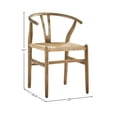 thumbnail image 2 of Broomstick Accent Chair, Brown, 2 of 5