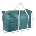thumbnail image 2 of Unique Bargains 1 Pack Clothes Storage Bags Moving Bags Army Green 23*16*10in, 2 of 7