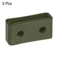 thumbnail image 3 of Uxcell Watch Band Strap Loops Silicone for 24mm Width Watch Band, Dark Green 2 Pack, 3 of 5