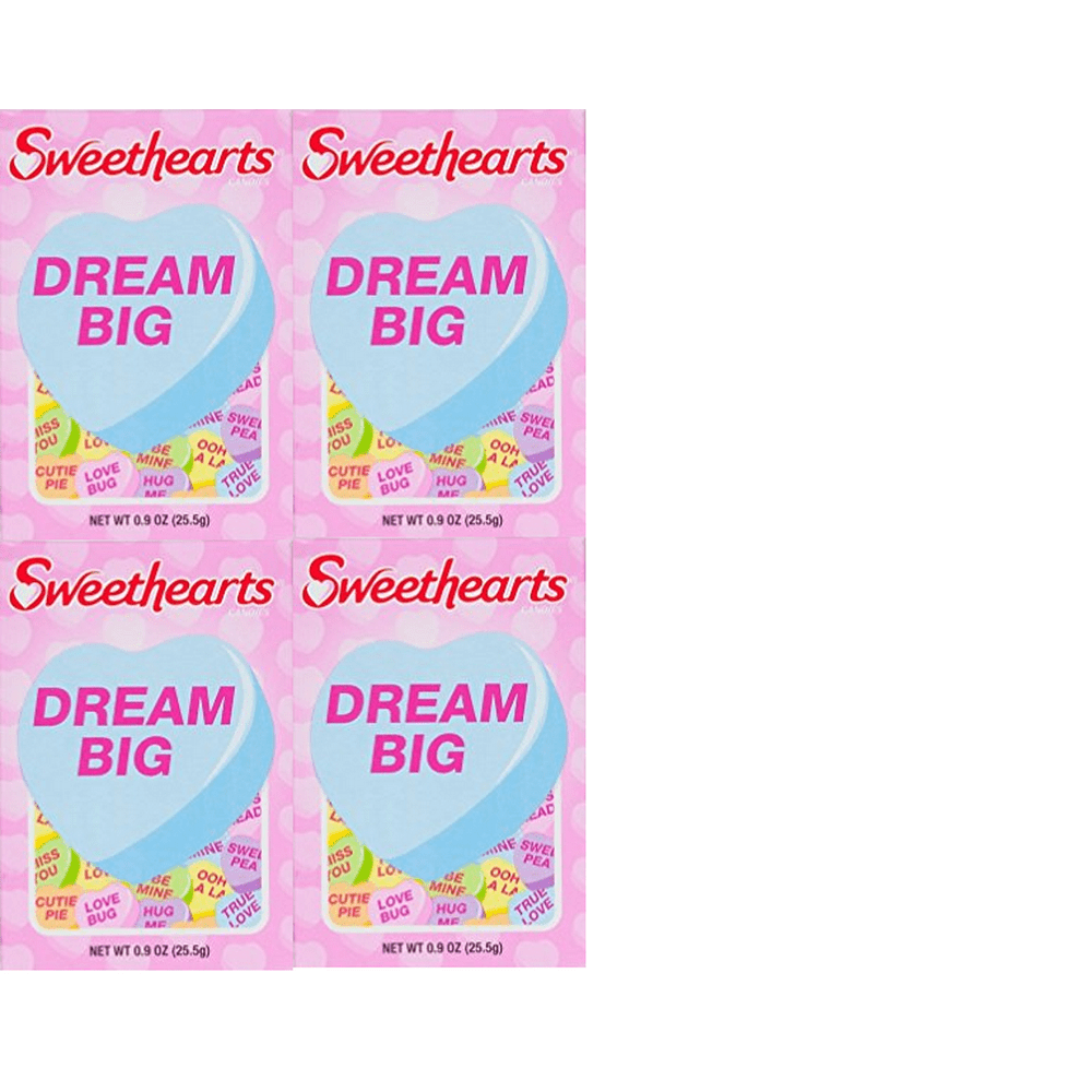 Sweethearts Conversation Candies 4 1oz Boxes 