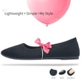 thumbnail image 2 of AOMAIS Women's Fashion Ballet Flats Pointy Toe Flats Mesh Casual Shoes for Women Slip on Shoes(Black,US9), 2 of 10