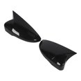 thumbnail image 2 of Ficarrico 2 piezas cubierta de espejo retrovisor de puerta izquierda derecha ABS resistente al desgaste reemplazo para Octavia 15?20 fibra de carbono, 2 of 8